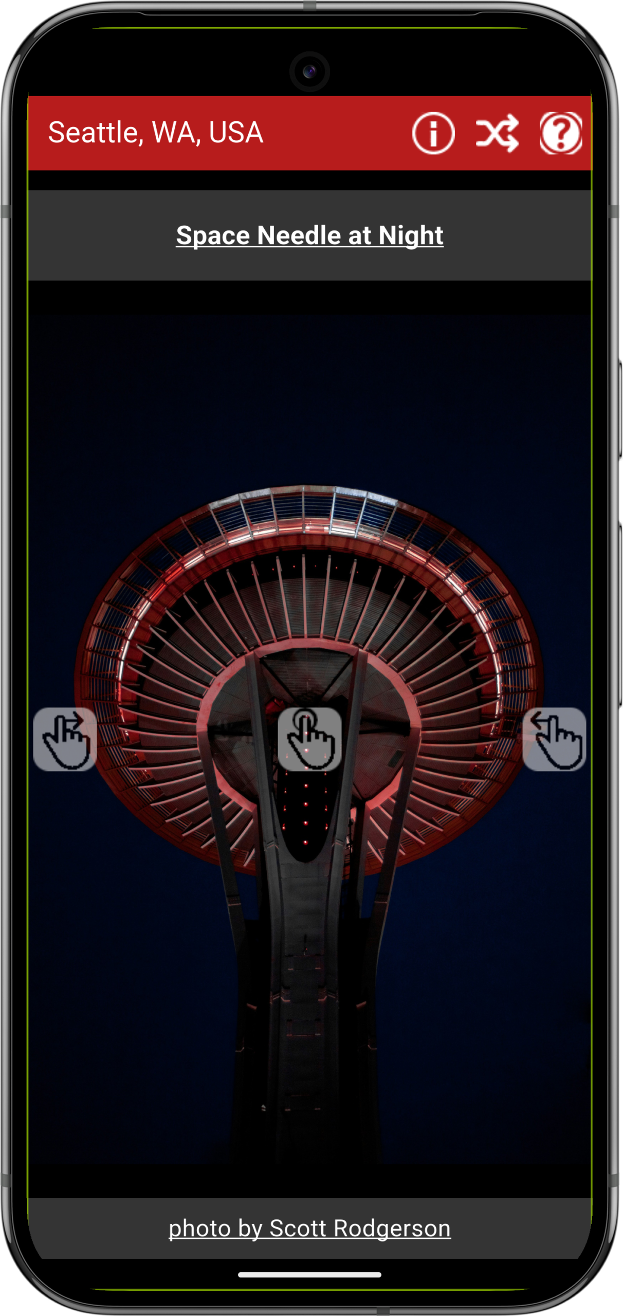 help overlay on space needle photo